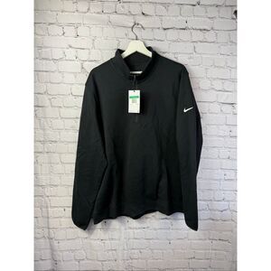 Nike Tour 1/2 Zip Golf Pullover Black Size XL NWT